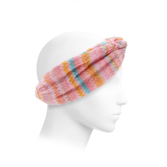 NEW! Missoni Multicolor Chevron Slip-on Knotted Headband - Picture 3 of 10